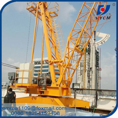 3 toneladas Mini Luffing Derrick Crane 15m Luffing Jib para edificios de 150m de altura