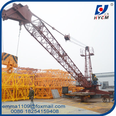 QD60 6 toneladas Derrick Luffing Crane 24m Boom 220V 60Hz 3 Fase con Transfermor