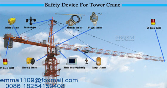 Grúa de torre de 70 metros de construcción China Herramientas y equipos de construcción