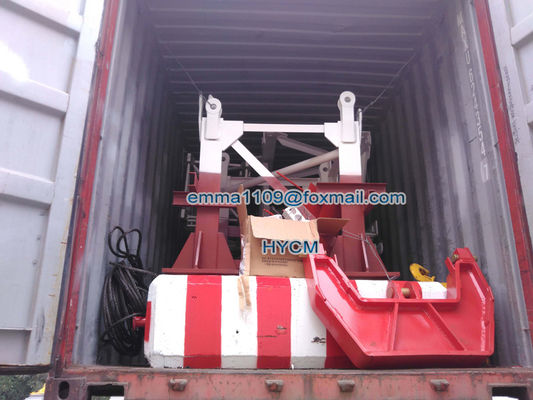 QTD63 2420 Grúa de torre de construcción de pequeño tamaño con caña de luffing de 1,2 m Tipo de bloque de secciones de mástil
