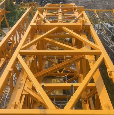QTZ250 7020 grúa de torre usada con carga máxima de 10 t 70 m y mástil L68