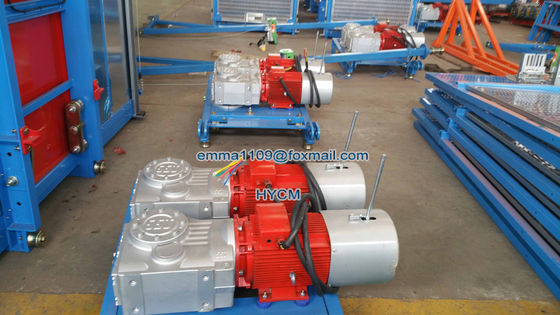 Mecanismos de accionamiento motorizados de 2*13 kW para elevadores de construcción