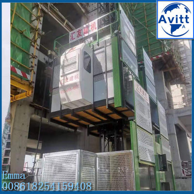 SC100 Elevador de construcción de edificios con dos motores Unidad motriz Invertidor de Veichi