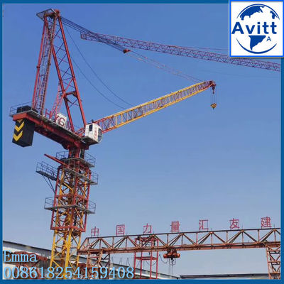 D5520 Grúa de torre telescópica hidráulica 18T Luffing Materiales de construcción
