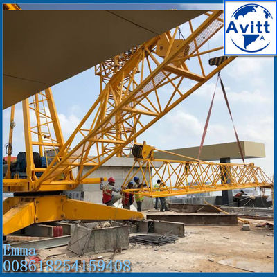 6 toneladas grúa Derrick para eliminar el puente interno MC85 grúa torre de construcción
