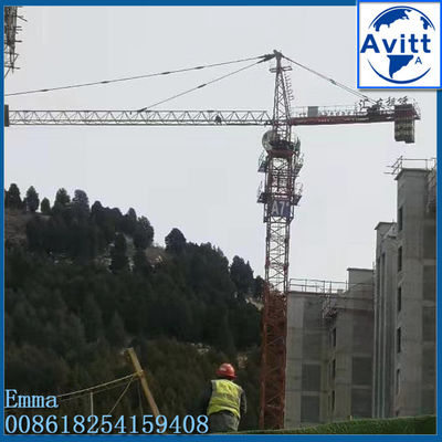 10 toneladas TC5023 Torreta grúa de 3 metros Material de construcción de elevación de mástiles