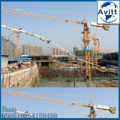 10t TC5525 Topkit Torre grúa 182ft Boom 55 metros CIF Qatar Precio
