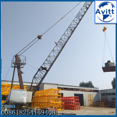 QD150 grúa de derrick de 30m de trabajo de jib 6.0t carga de punta y 10t Max.Load