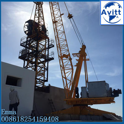 Grúa Derrick de 10 t 18 metros Rango 150m Alturas Equipo de construcción de edificios