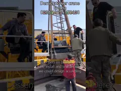 QTZ63 Torre de escalada interna grúa Capacidad de elevación 6 toneladas 50m Jib de trabajo